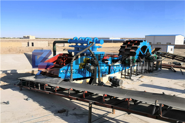 機(jī)制砂尾礦污泥壓濾機(jī)和輪斗式洗砂機(jī)河南南陽(yáng)順利投產(chǎn)